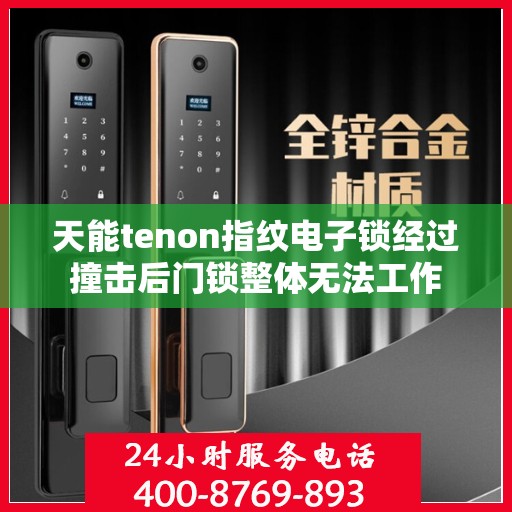天能tenon指纹电子锁经过撞击后门锁整体无法工作