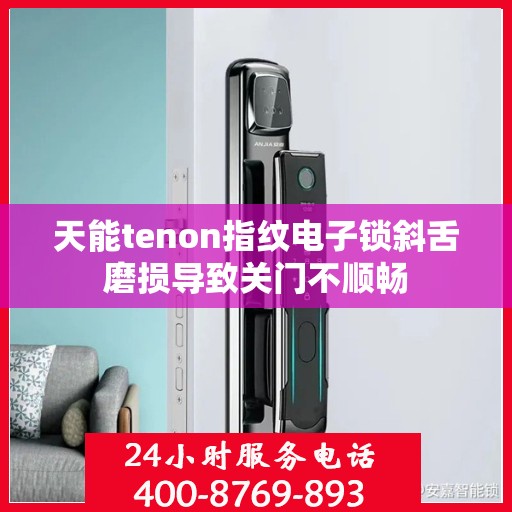 天能tenon指纹电子锁斜舌磨损导致关门不顺畅