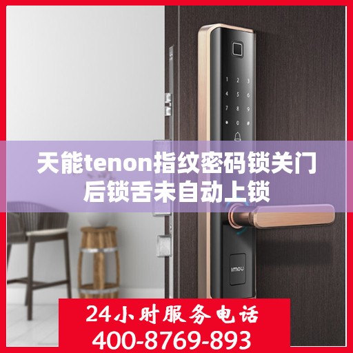 天能tenon指纹密码锁关门后锁舌未自动上锁