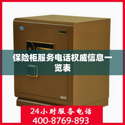保险柜服务电话权威信息一览表