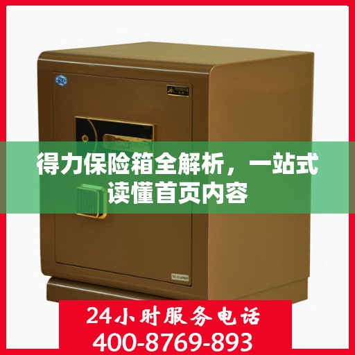 得力保险箱全解析，一站式读懂首页内容
